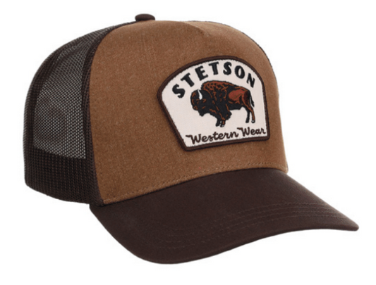 Stetson Bison Patch Trucker Cap