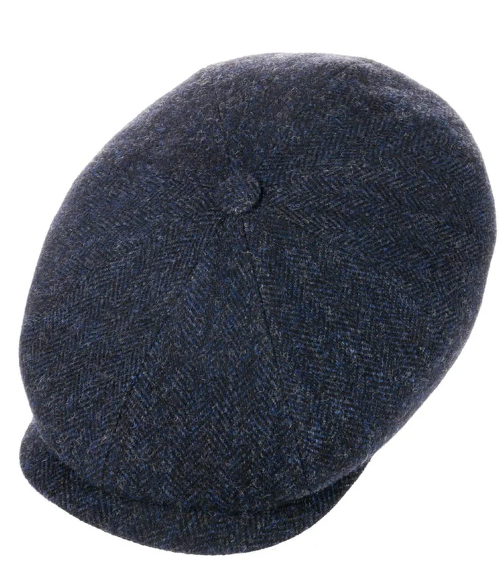 Stetson Hatteras Herringbone Flat Cap