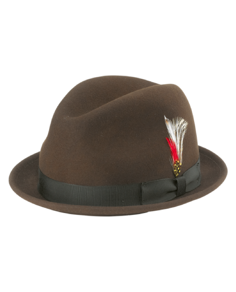 Stingy Brim Fedora by New York Hat & Cap