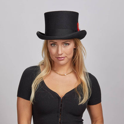 Lightweight Wool Top Hat - Style Majestic