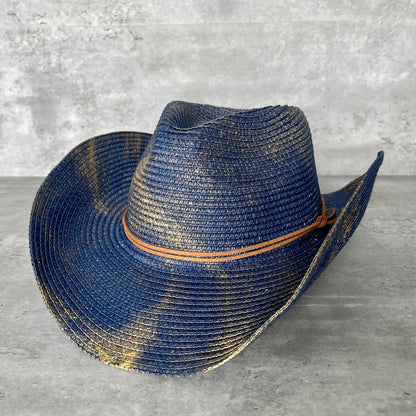 N.Y.M.F. by Co Marbled Straw Cowboy Hat