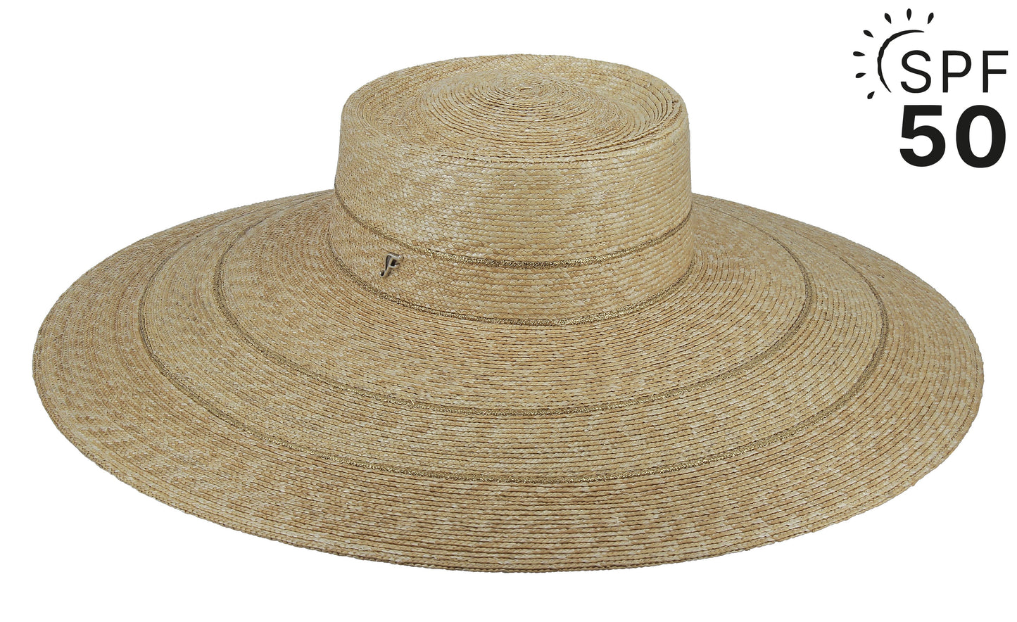 Flechet Sewn Straw Hat SPF 50 - FLFE69