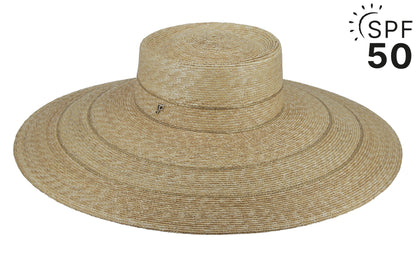 Flechet Sewn Straw Hat SPF 50 - FLFE69